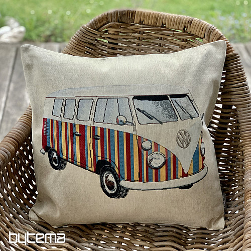 Gobelinowa poszewka na poduszkę VW HIPPIE BUS