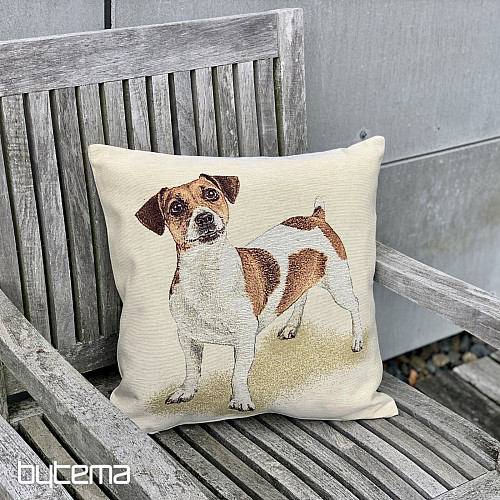 Poszewka gobelinowa PIES ORZECH