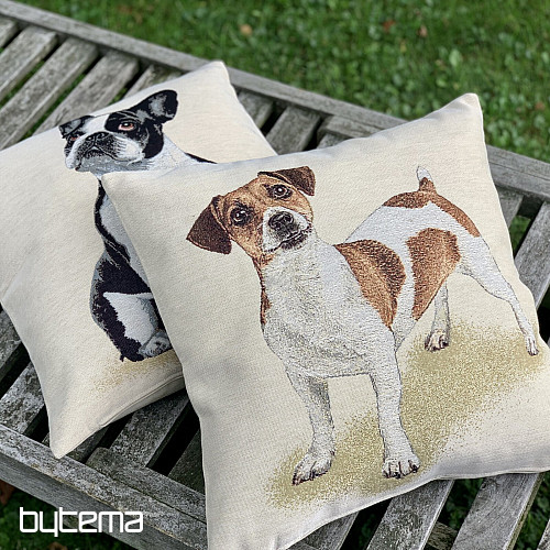Poszewka gobelinowa PIES ORZECH