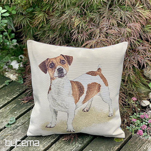 Poszewka gobelinowa PIES ORZECH