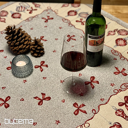 Świąteczny obrus gobelinowy NOEL