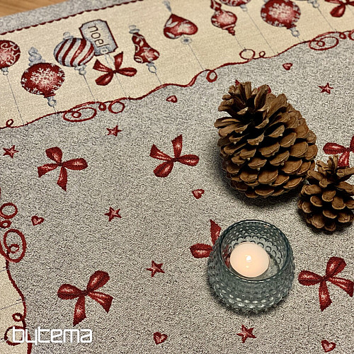 Świąteczny obrus gobelinowy NOEL
