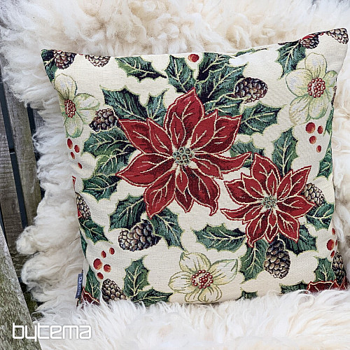 Świąteczna okładka gobelinowa ŚWIĄTECZNA RÓŻA BARDI