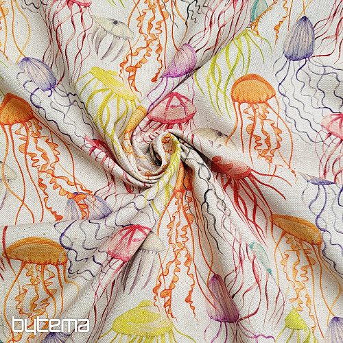 Tkanina dekoracyjna MEDUSA druk cyfrowy