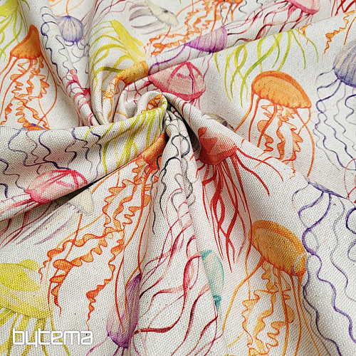 Tkanina dekoracyjna MEDUSA druk cyfrowy