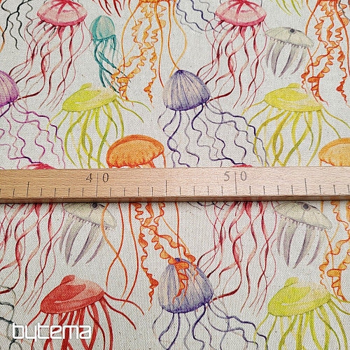 Tkanina dekoracyjna MEDUSA druk cyfrowy