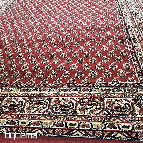 Dywan w kawałkach SOLID 03 bordowy CONES