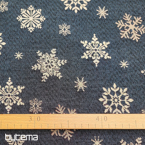 Tkanina gobelinowa FLAKE BLUE