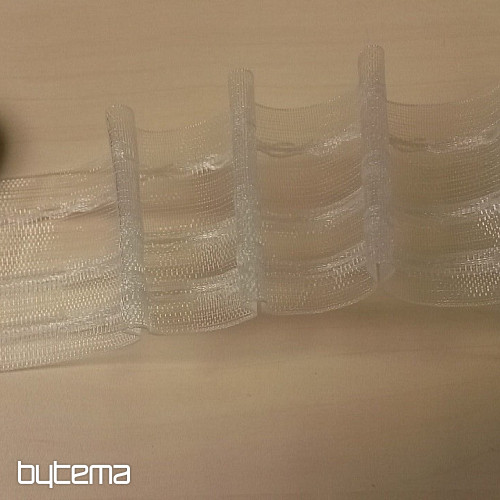 Flary wstążka firanowa 8 cm, 1:1,5