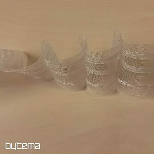 Flary wstążka firanowa 8 cm, 1:1,5