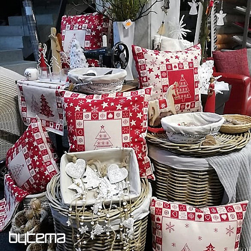 Świąteczna powłoka dekoracyjna CHRISTMAS TREE I RED