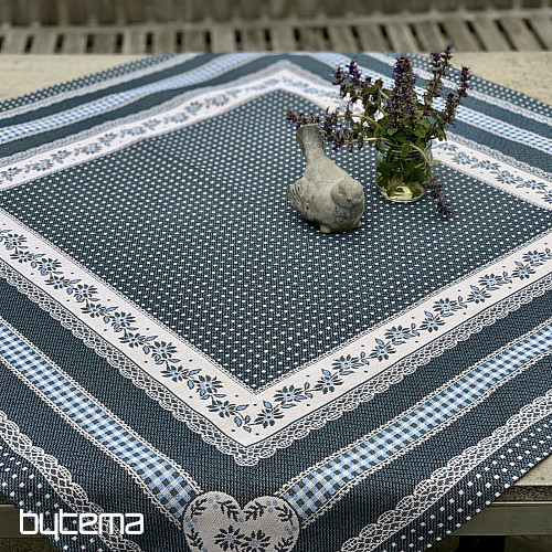 Obrus i szal gobelinowy SELSKÁ JIZBA niebieski