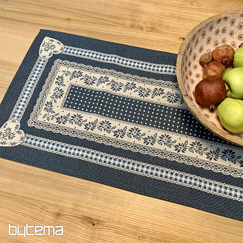 Obrus i szal gobelinowy SELSKÁ JIZBA niebieski