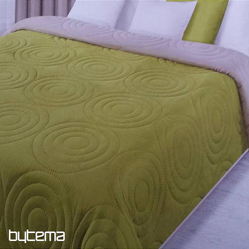 Nowoczesna narzuta 220/240 ALISA zielona