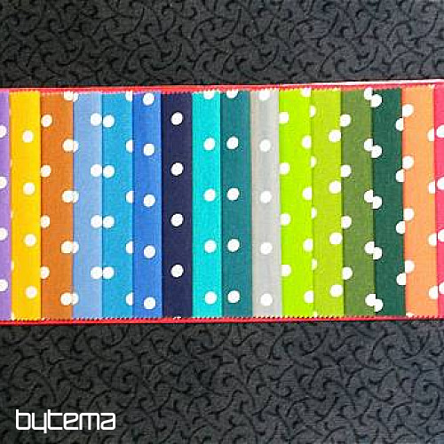 Tkanina dekoracyjna w groszki NEO ciemnoszara 802