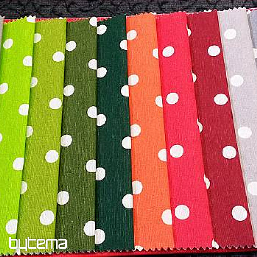 Tkanina dekoracyjna w groszki NEO ciemnoszara 802