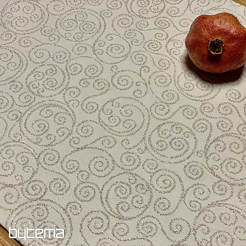 Świąteczna poduszka dekoracyjna FLASH srebrna natur