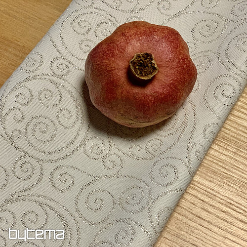 Świąteczna poduszka dekoracyjna FLASH srebrna natur