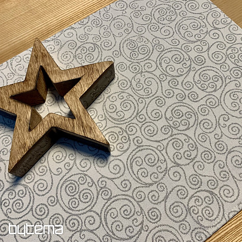 Świąteczna dekoracja świąteczna FLASH ozdoba srebrna