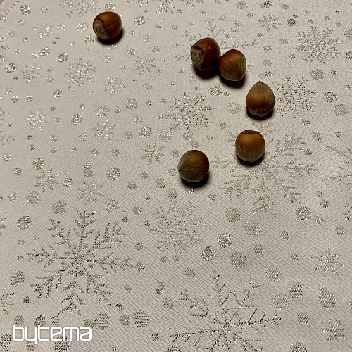 Świąteczne nakrycie stołu Płatki i srebro