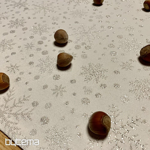 Świąteczne nakrycie stołu Płatki i srebro