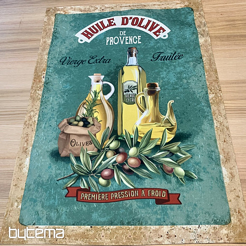 Ręcznik kuchenny w stylu retro OLIWA Z OLIWEK