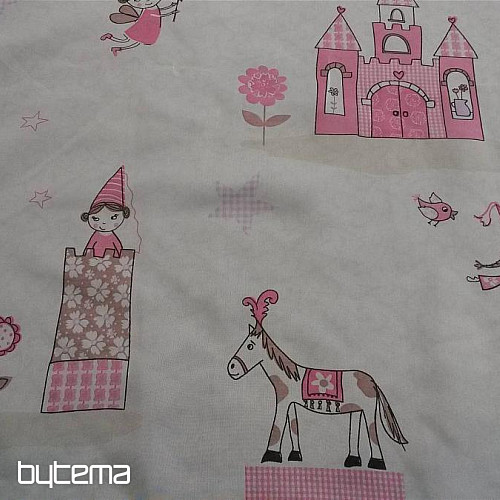 Kurtyna dziecięca PRINCESS z zamkiem