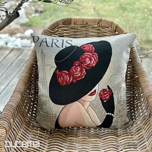 Gobelinowa poszewka na poduszkę LADY PARIS