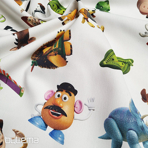 Tkanina dekoracyjna dziecięca TOY STORY duża