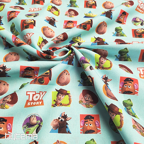 Tkanina bawełniana TOY STORY PATCH