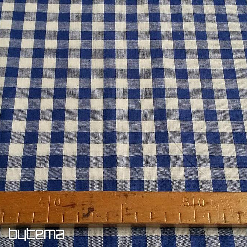 Tkanina dekoracyjna KANAFAS niebieska 1 cm