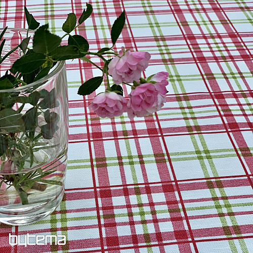 Obrus LAURA - różowa krata