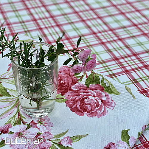 Obrus LAURA - różowa krata