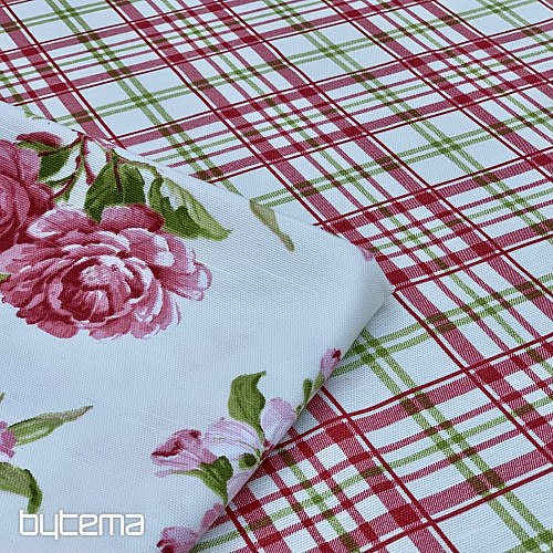 Obrus LAURA - różowa krata