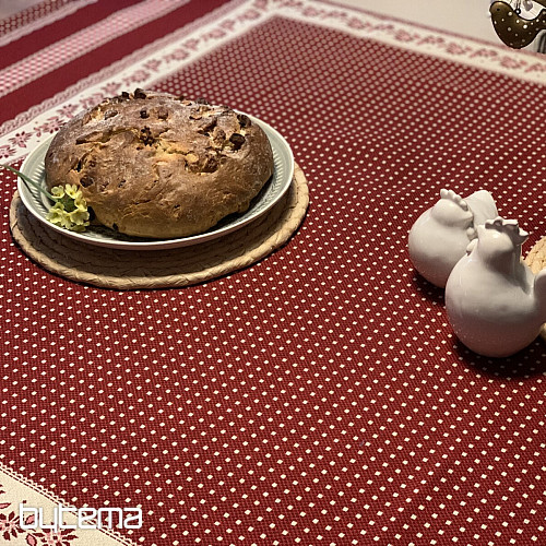 Obrus i szal gobelinowy SELSKÁ JIZBA czerwony