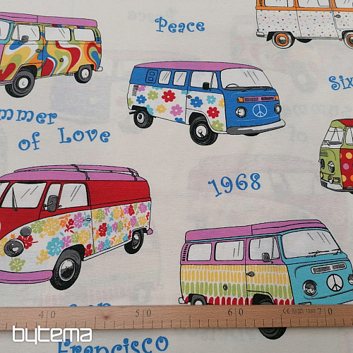 Tkanina dekoracyjna HIPPIES