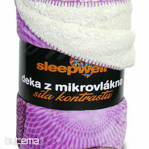 Kocyk owiec - fioletowa bańka