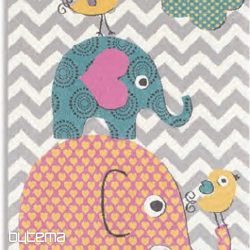 Dywan dziecięcy PASTEL Elephants