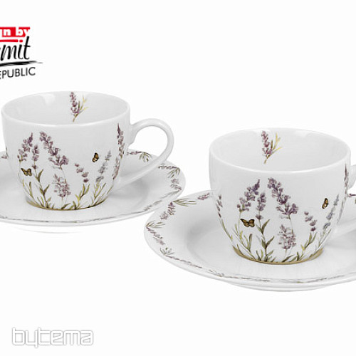 Zestaw filiżanek i spodków Provance 90 ml