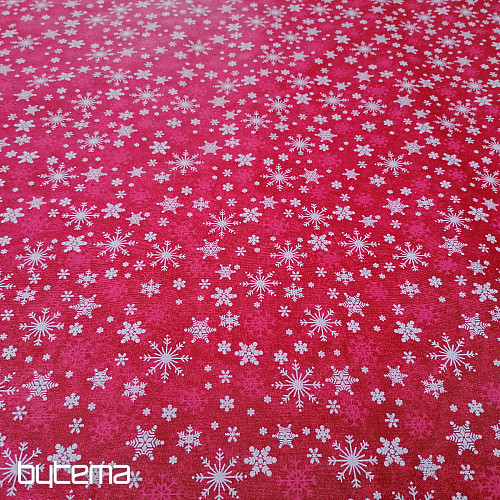 Tkanina bawełniana RED FLAKES