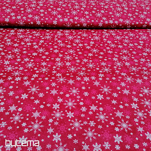 Tkanina bawełniana RED FLAKES