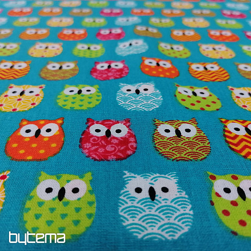 Tkanina dekoracyjna MINI OWLS 6