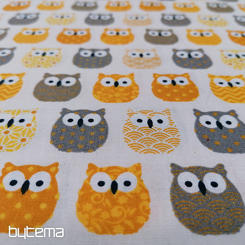 Tkanina dekoracyjna MINI OWLS 3