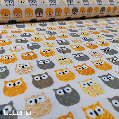 Tkanina dekoracyjna MINI OWLS 3