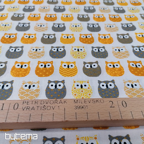 Tkanina dekoracyjna MINI OWLS 3