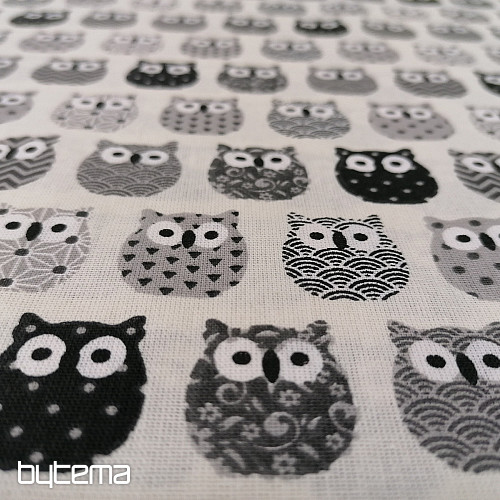 Tkanina dekoracyjna MINI OWLS 8