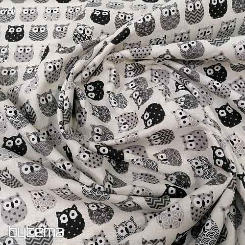 Tkanina dekoracyjna MINI OWLS 8