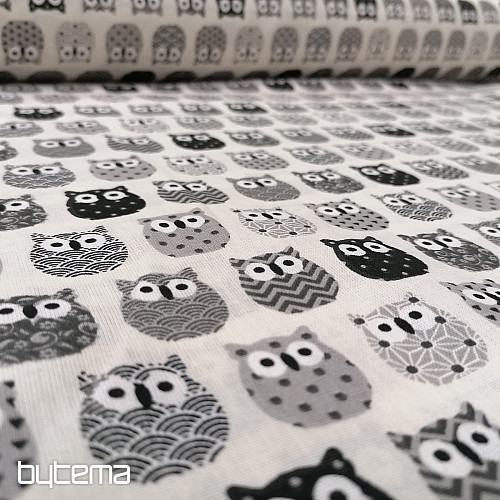 Tkanina dekoracyjna MINI OWLS 8