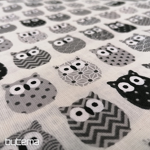 Tkanina dekoracyjna MINI OWLS 8