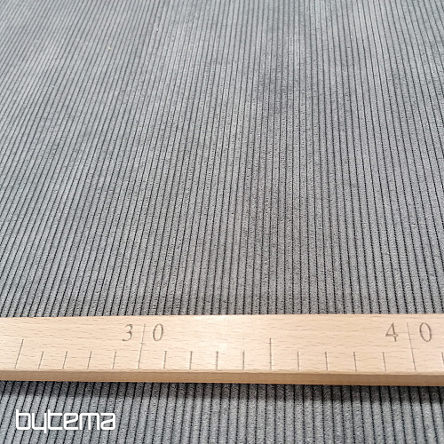 tkanina obiciowa RIB SHADOW szara